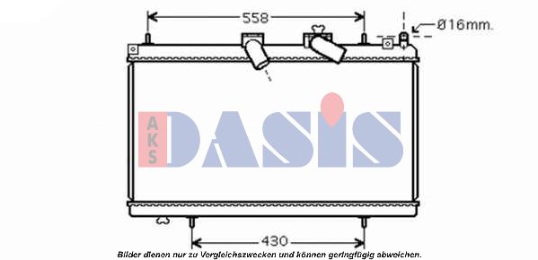 AKS DASIS Radiators, Motora dzesēšanas sistēma 160109N